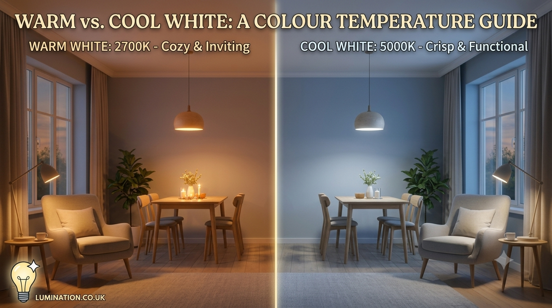 Warm White vs Cool White: Which Colour Temperature for Each Room?