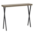 Data Console Table Oak Effect