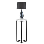 Fabio Nest of 2 Plant Stands White Gloss Top