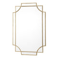 Guapo Rectangle Gold Detail Mirror 90 x 60cm