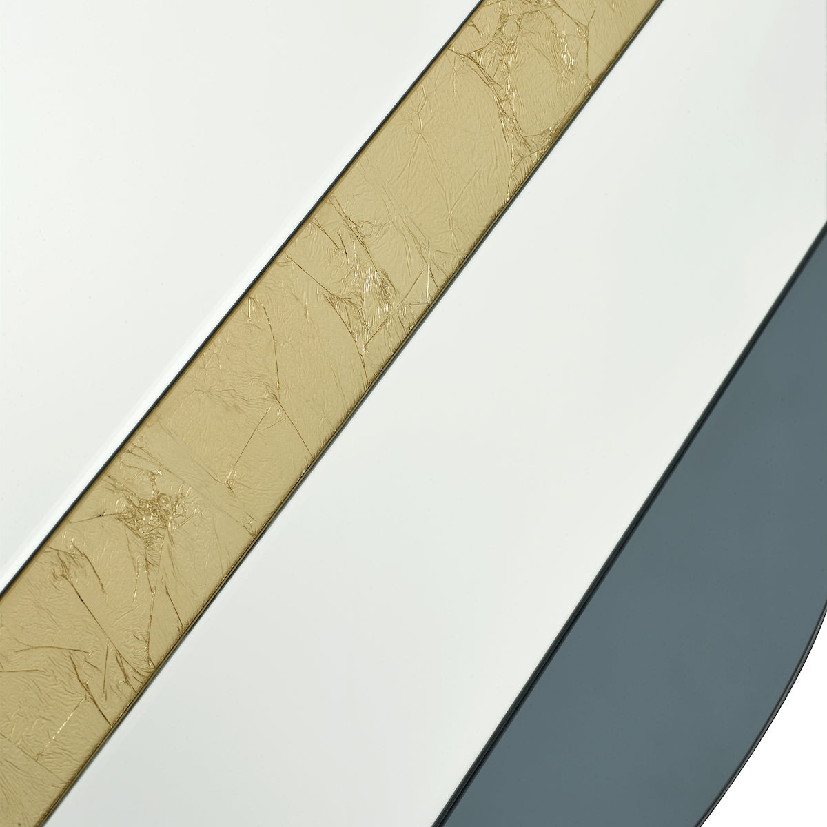 Jelena Round Mirror Smoked And Gold Leaf 60cm