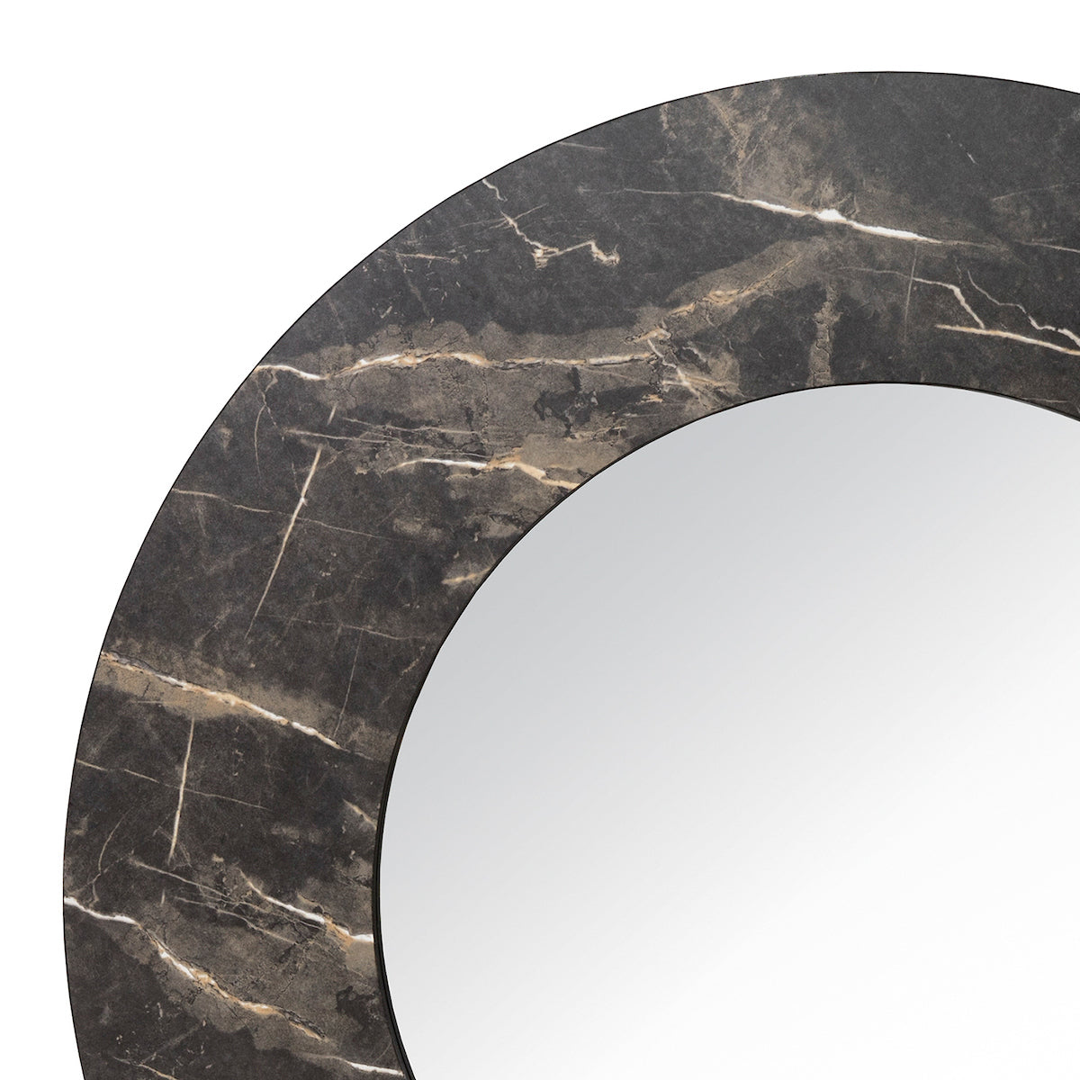 Juvan Dark Marble Mirror 80cm