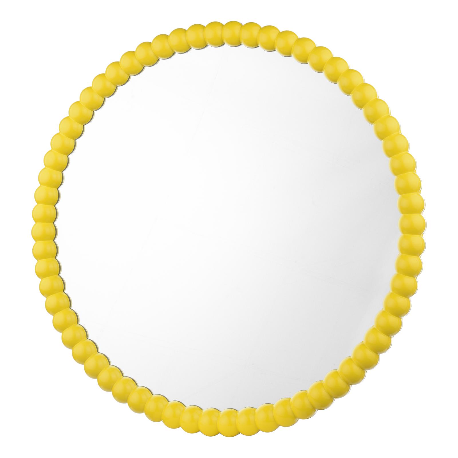 Ruan Round Mirror Yellow 70cm