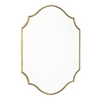 Ruggiero Rectangle Mirror With Gold Detail 70 x 50cm