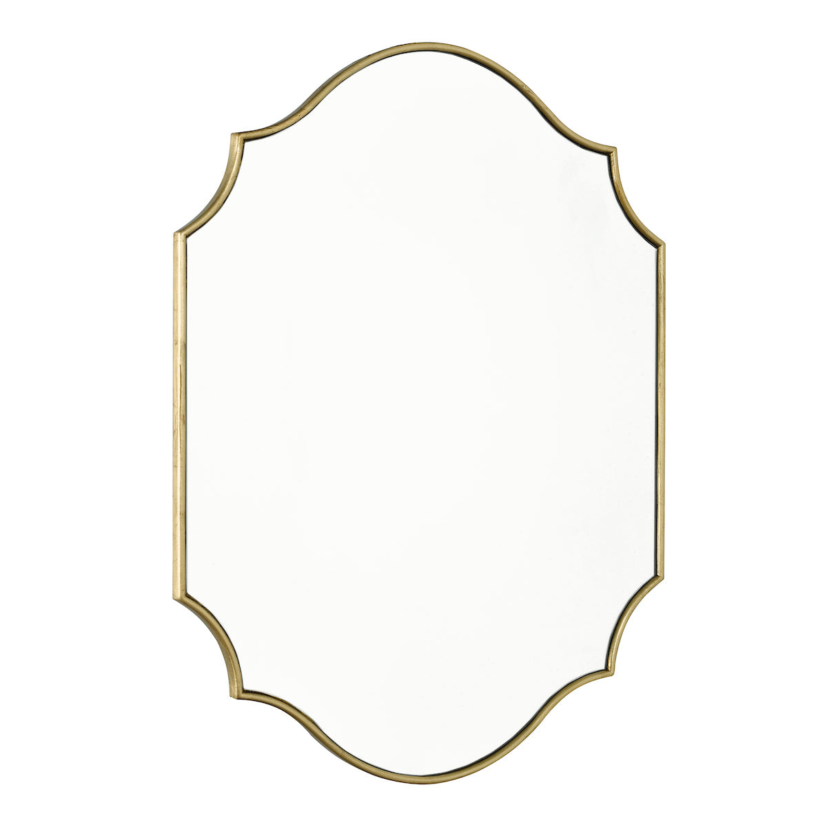 Ruggiero Rectangle Mirror With Gold Detail 70 x 50cm