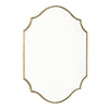 Ruggiero Rectangle Mirror With Gold Detail 70 x 50cm