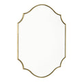 Ruggiero Rectangle Mirror With Gold Detail 70 x 50cm