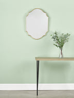 Ruggiero Rectangle Mirror With Gold Detail 70 x 50cm