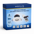 WDL8 - Fire Rated Downlight With Smart Spring & 4 CCT Selectable