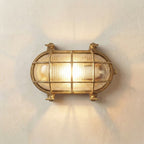 Horatio Oval Bulkhead Solid Brass