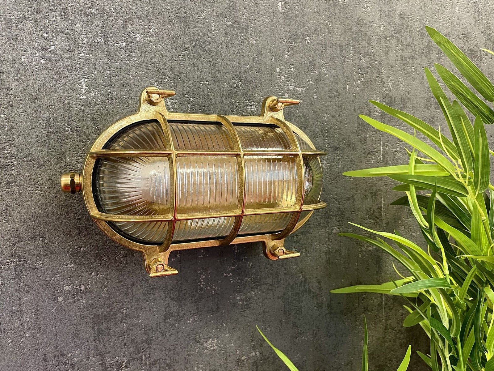 Large Standard Bulkhead Raw Brass