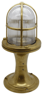 Small Post Light Raw Brass