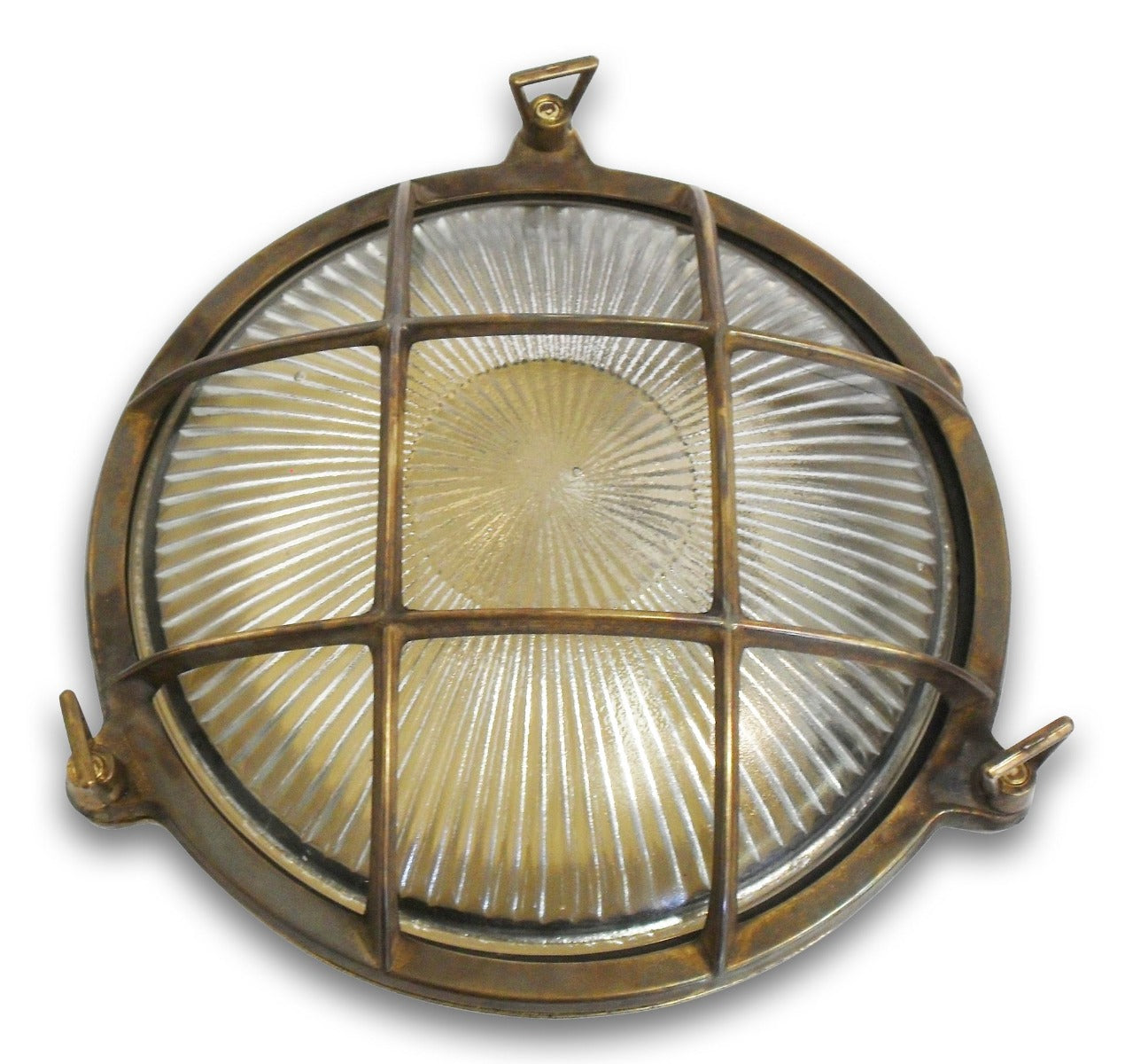 Small Porthole Bulkhead Antique Brass