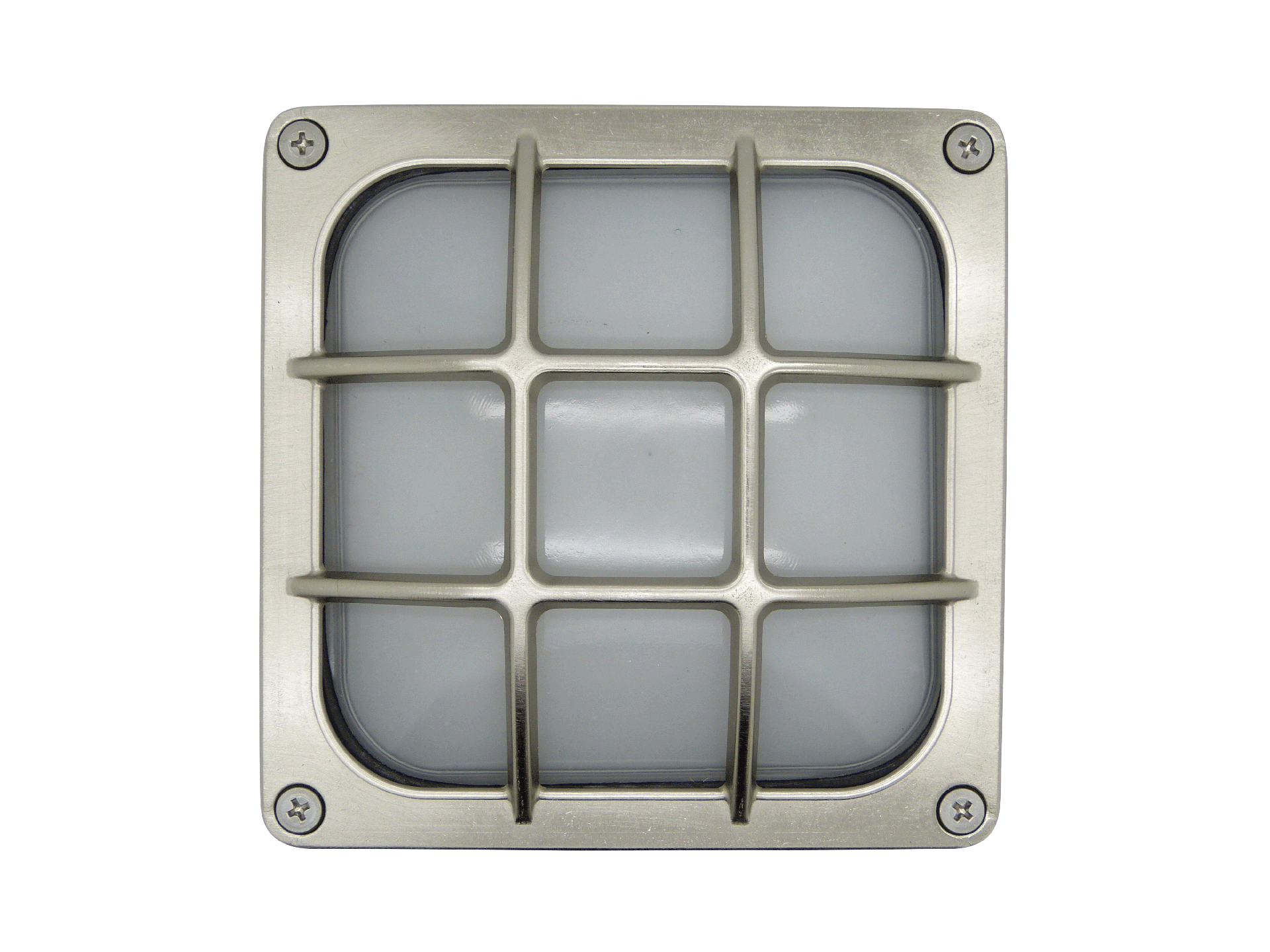 Square Bulkhead Satin Nickel