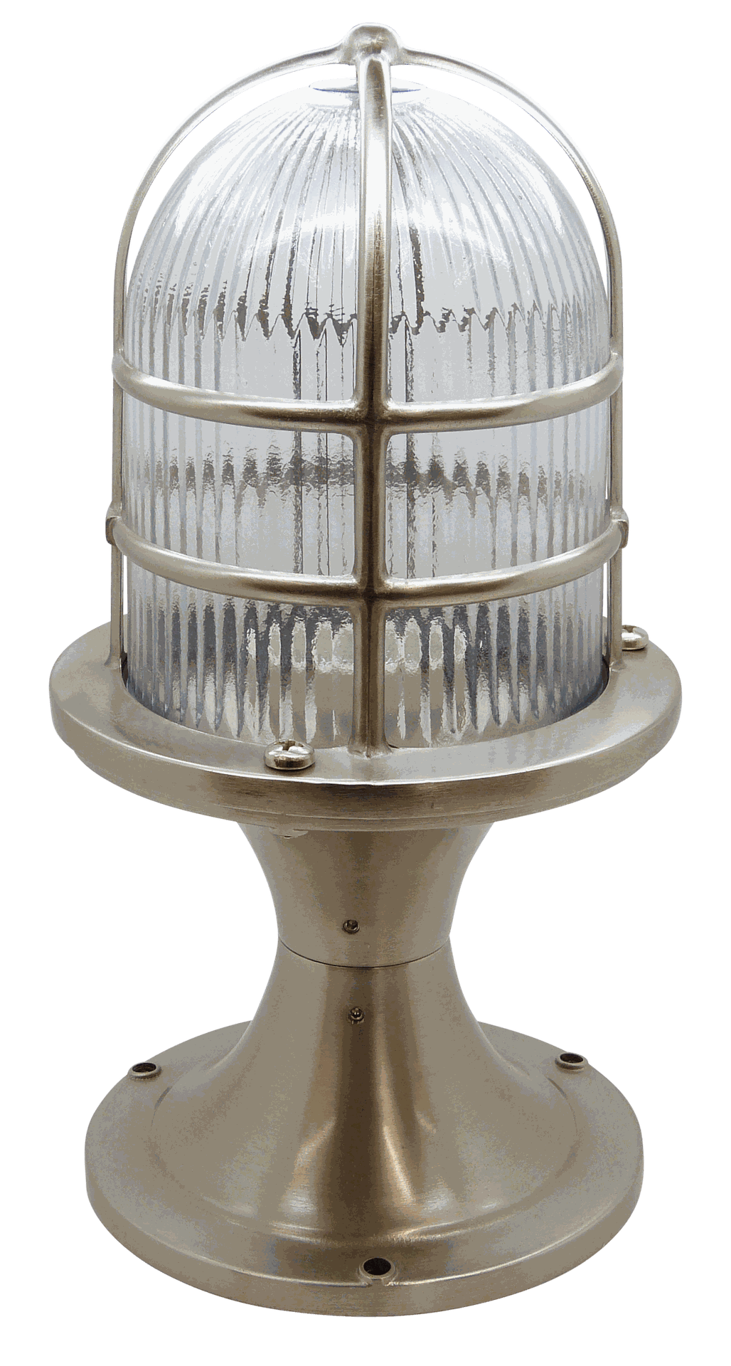 Large Post Light Satin Nickel