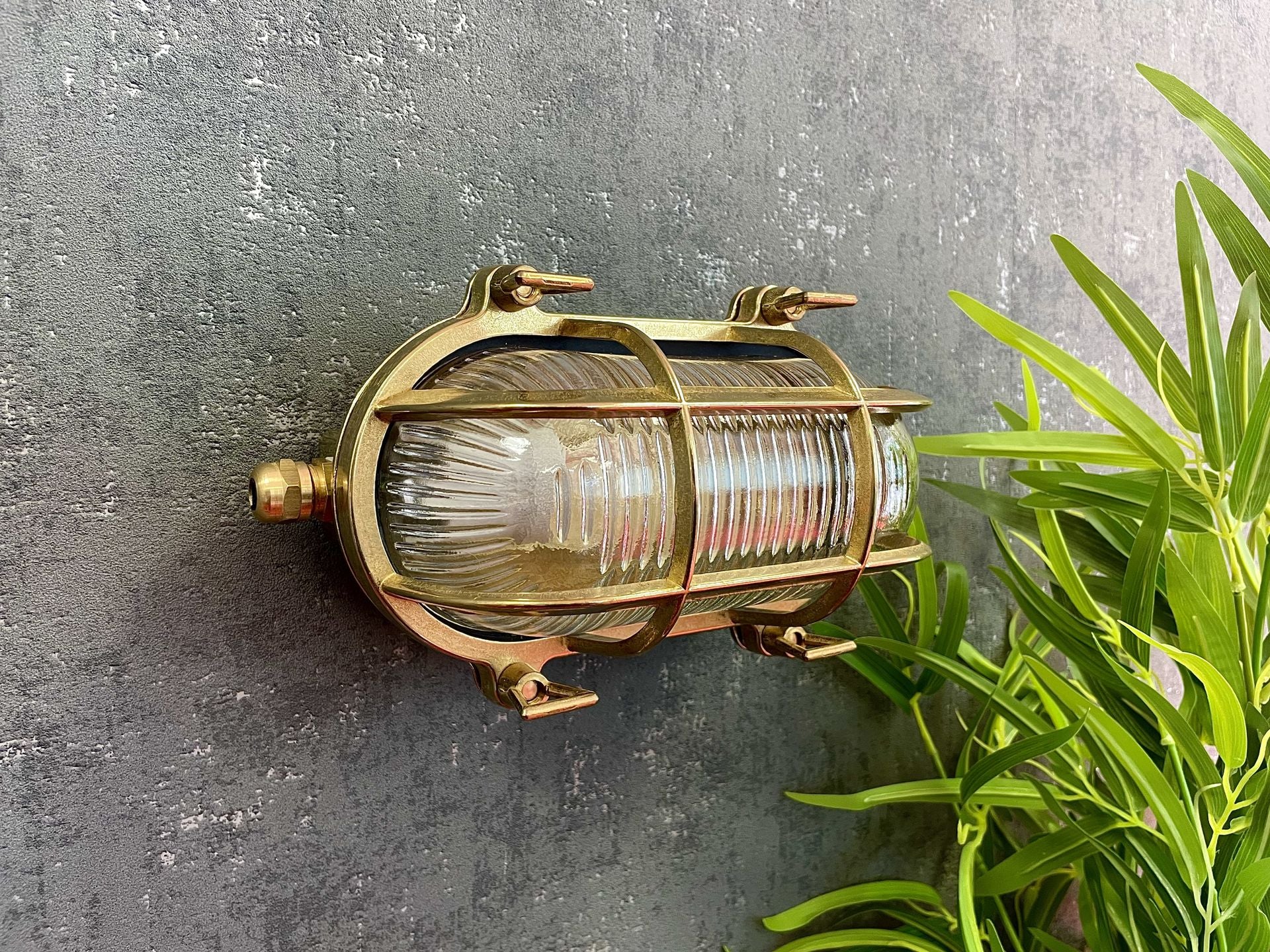 Small Standard Bulkhead Raw Brass