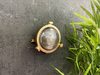 Plain Mini Porthole Bulkhead Raw Brass
