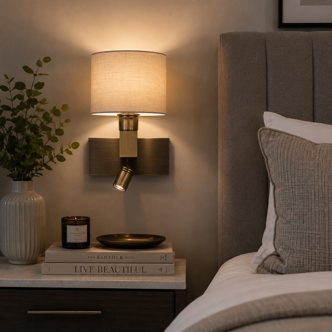 LINZ Wall / Reading Light - Antique
