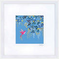 Light Blue Hummingbird Small Wall Art
