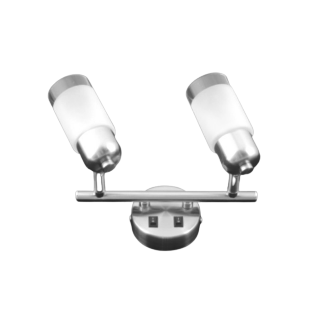 Detroit 2 Light Bar - Satin Nickel