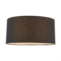 Cylinder Black Fabric Shade 50cm