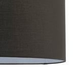 Cylinder Black Fabric Shade 50cm