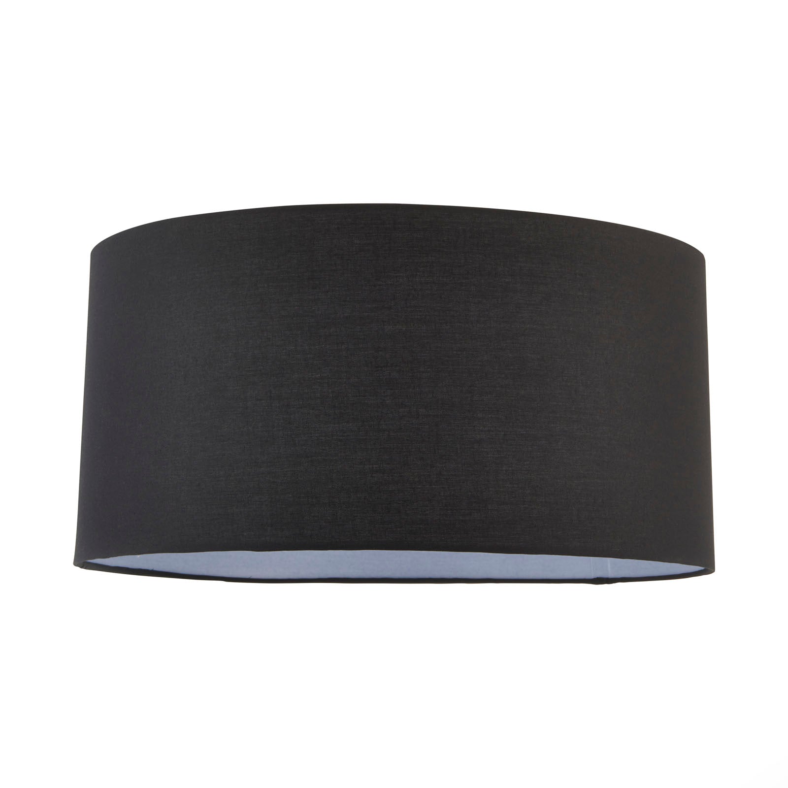 Cylinder Black Fabric Shade 50cm
