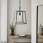 Hurst 1-Light Matt Black Pendant Light