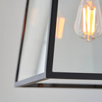 Hurst 1-Light Matt Black Pendant Light