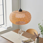 Bali 1-Light Pendant: Natural Raffia Twine (Beach Vibes)