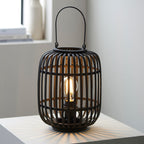 Mathias Dark Bamboo Table Lamp