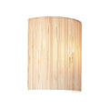 Longshore Natural Seagrass Wall Light with Matt Black Accents