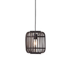 Mathias Dark Bamboo Pendant Light