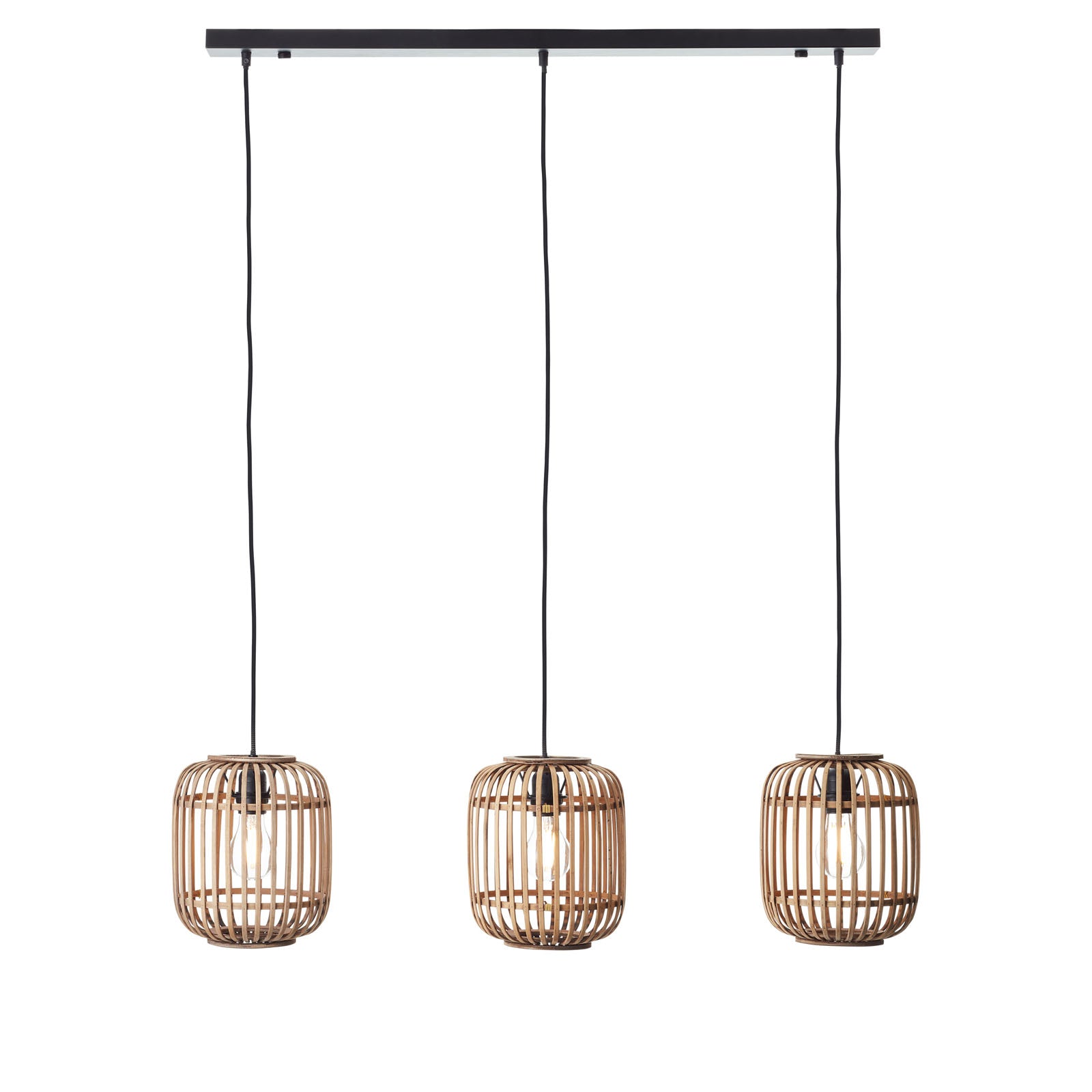 Mathias 3-Light Light Bamboo Pendant Light