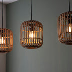 Mathias 3-Light Light Bamboo Pendant Light