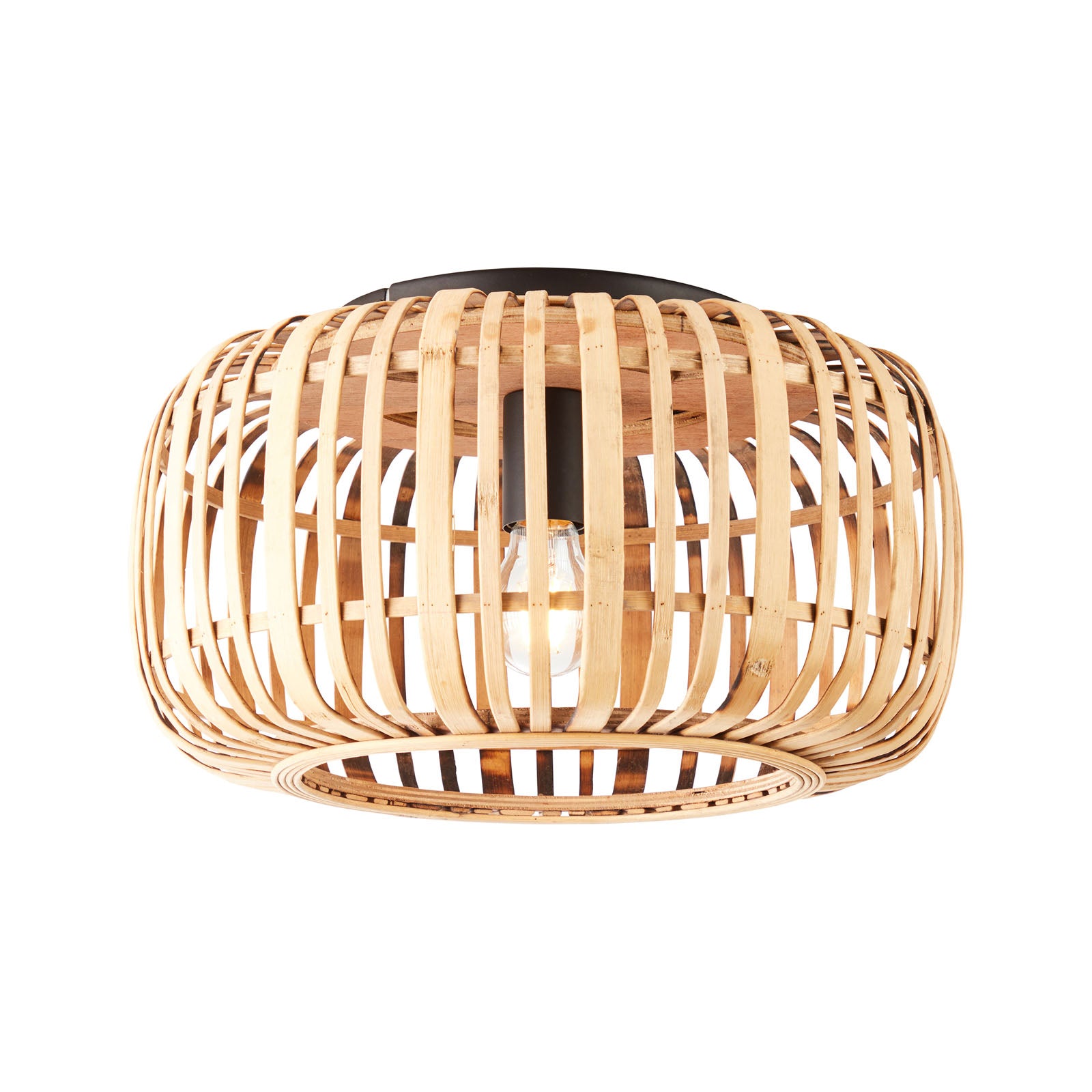Mathias Light Bamboo Flush Mount Ceiling Light