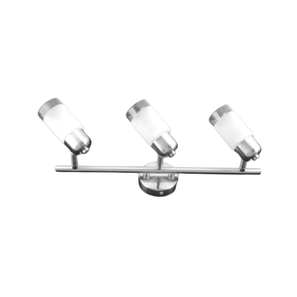 Detroit 3 Light Bar - Satin Nickel