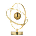 Muni LED Gold Table Lamp with Mixed Sphere Design