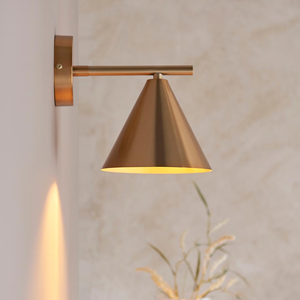 Cape Wall Warm Antique Brass