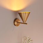 Cape Warm Antique Brass Wall Light