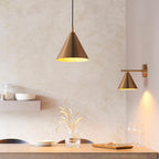 Cape Warm Antique Brass Wall Light