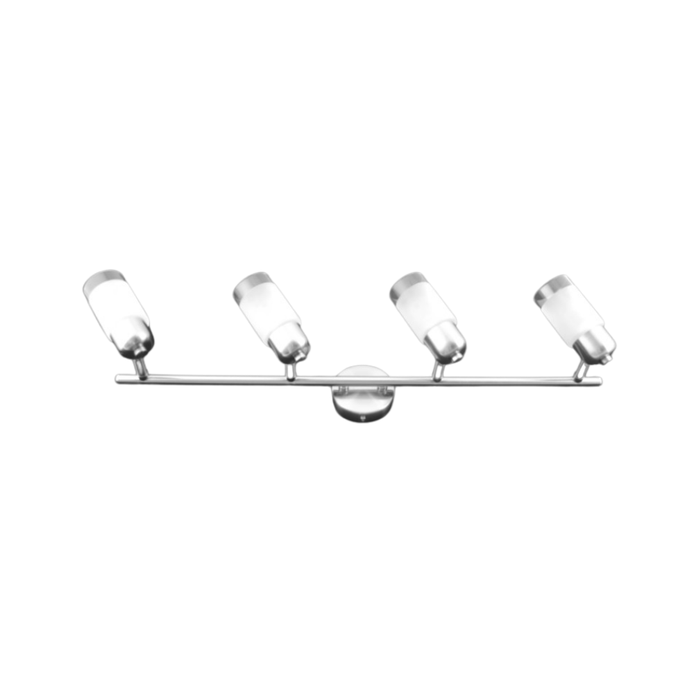 Detroit 4 Light Bar  - Satin Nickel