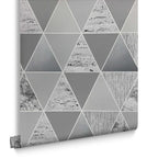 Silver Reflections Wallpaper
