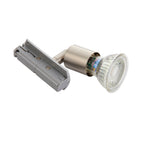 Arezzo Mini track Head satin chrome 35W