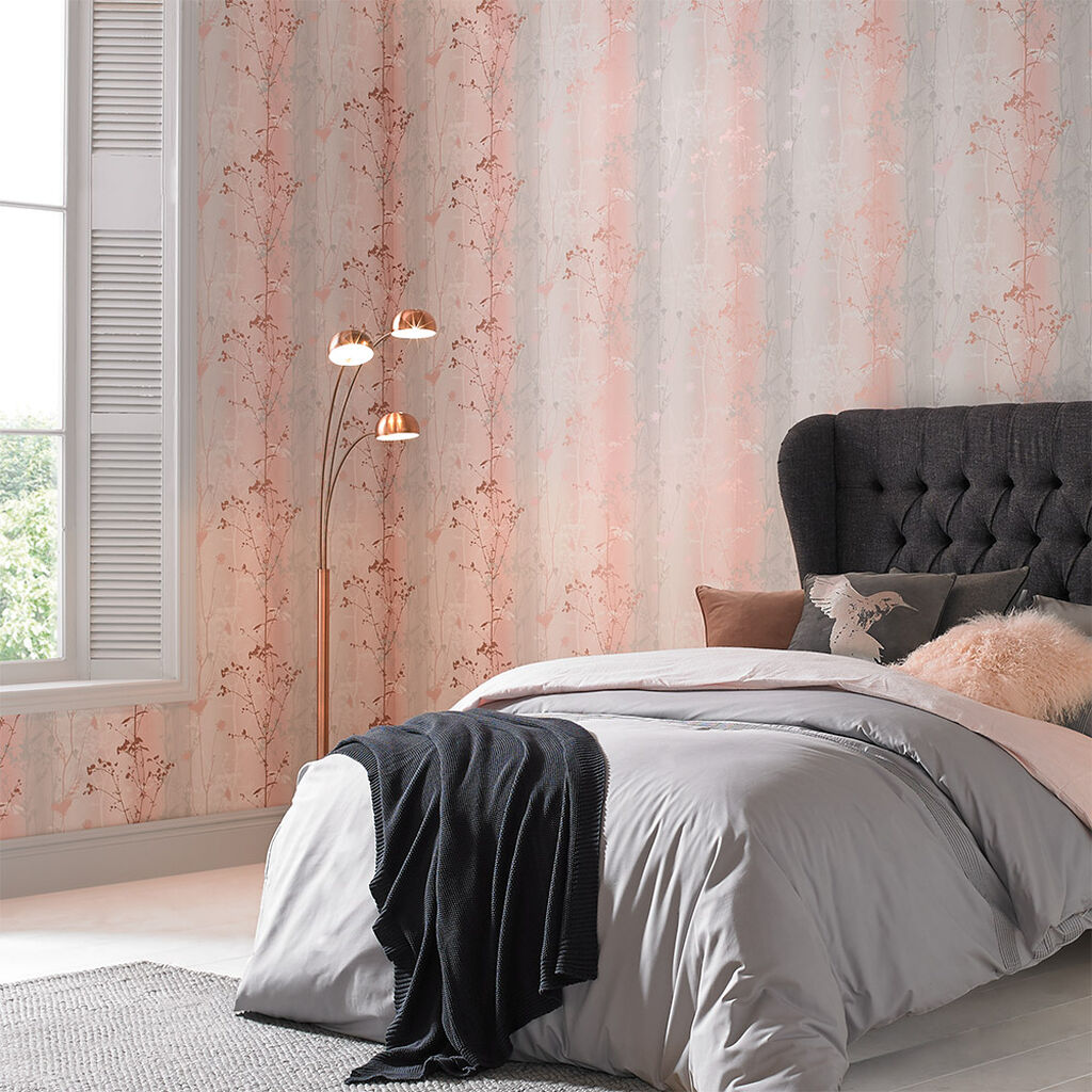 Wild Flower Blush Wallpaper