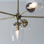 Maeve 6Lt Pendant - Antique Brass