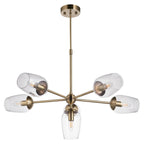Maeve 6Lt Pendant - Antique Brass