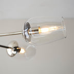 Maeve 6Lt Pendant - Bright Nickel