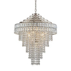 Beatrice 7 Light Tiered Pendant - Chrome