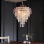 Beatrice 7 Light Tiered Pendant - Chrome